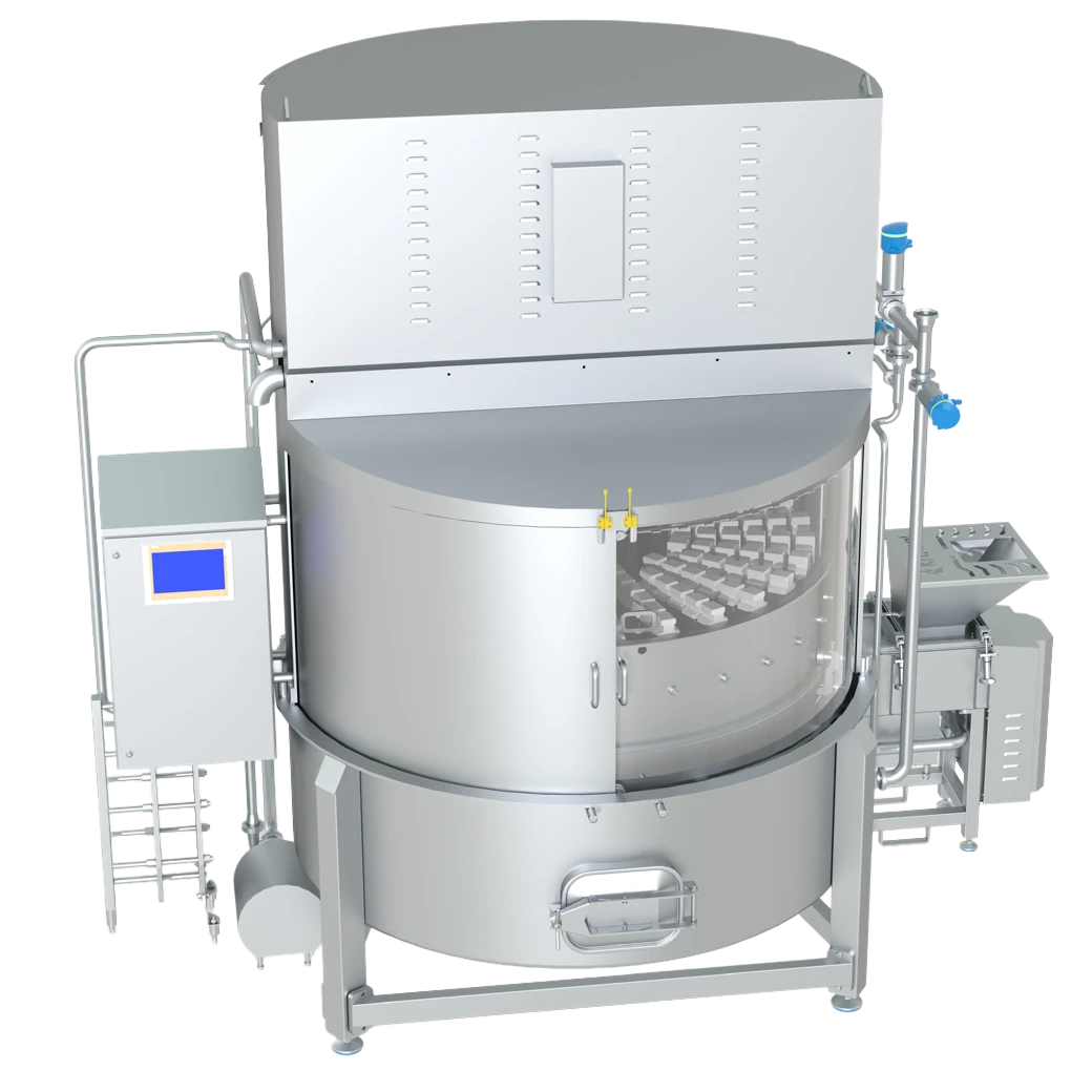 Rotary Molder — front view with molding section exposed